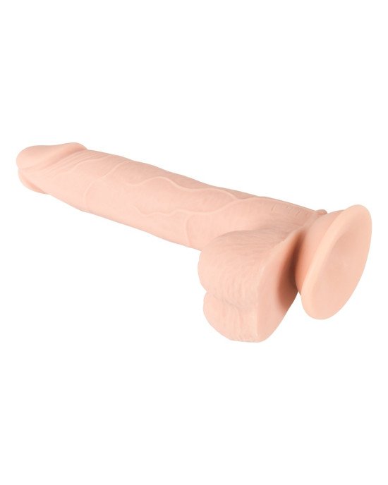 Фалоімітатор з мошонкою - Nature Skin Medium Bendable Dildo Фалоімітатор з мошонкою - Nature Skin Medium Bendable Dildo