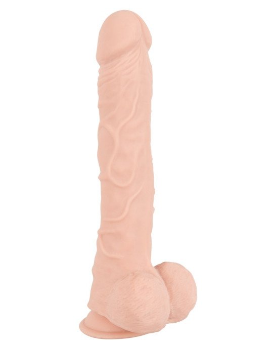 Фалоімітатор з мошонкою - Nature Skin Large Bendable Dildo Фалоімітатор з мошонкою - Nature Skin Large Bendable Dildo