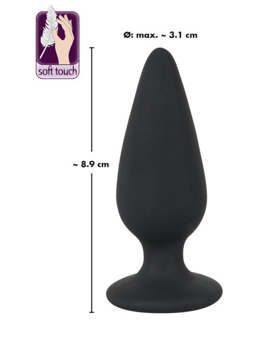Анальна пробка - Black Velvets Heavy Plug Medium Анальна пробка - Black Velvets Heavy Plug Medium