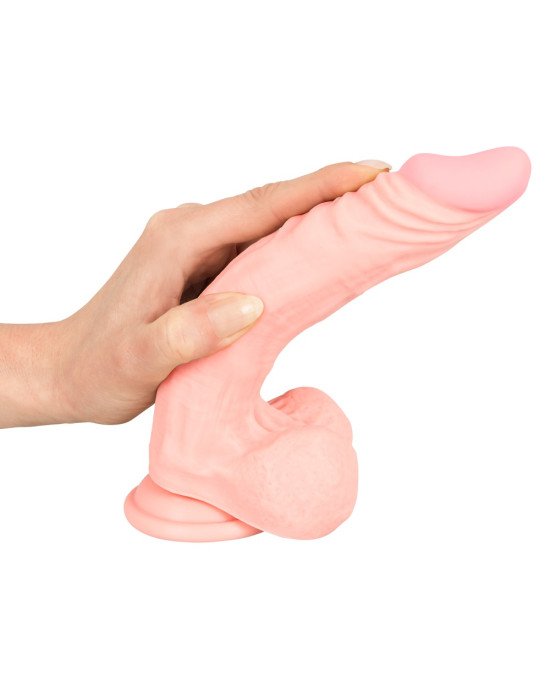 Фалоімітатор з мошонкою - Medical Silicone Dildo, 21 см Фалоімітатор з мошонкою - Medical Silicone Dildo, 21 см