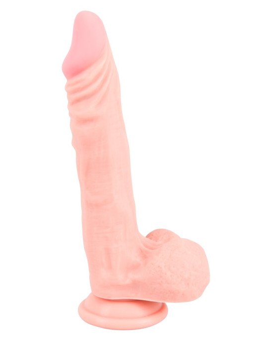 Фалоімітатор з мошонкою - Medical Silicone Dildo, 21 см Фалоімітатор з мошонкою - Medical Silicone Dildo, 21 см