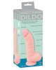Фалоімітатор з мошонкою - Medical Silicone Dildo, 20 см Фалоімітатор з мошонкою - Medical Silicone Dildo, 20 см