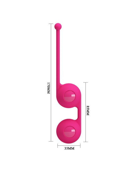 Вагінальні кульки - Pretty Love Kegel Tighten Up III Pink Вагінальні кульки - Pretty Love Kegel Tighten Up III Pink