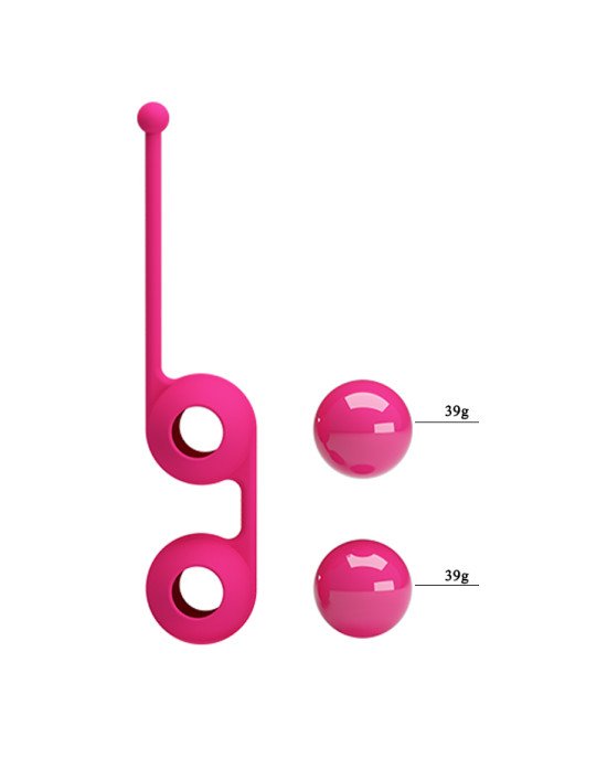 Вагінальні кульки - Pretty Love Kegel Tighten Up III Pink Вагінальні кульки - Pretty Love Kegel Tighten Up III Pink