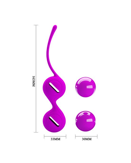 Вагінальні кульки - Pretty Love Kegel Tighten Up Balls Pink Вагінальні кульки - Pretty Love Kegel Tighten Up Balls Pink