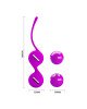 Вагінальні кульки - Pretty Love Kegel Tighten Up Balls Pink Вагінальні кульки - Pretty Love Kegel Tighten Up Balls Pink