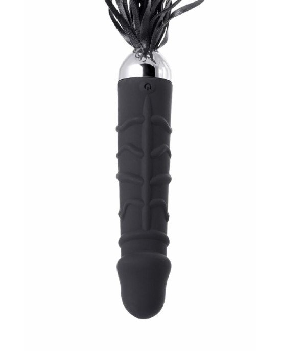 Вібратор-батіг - Black & Red By Toyfa, 6 режимів вібрації, силікон, 16 см, ø 3,5 см Вібратор-батіг - Black & Red By Toyfa, 6 режимів вібрації, силікон, 16 см, ø 3,5 см
