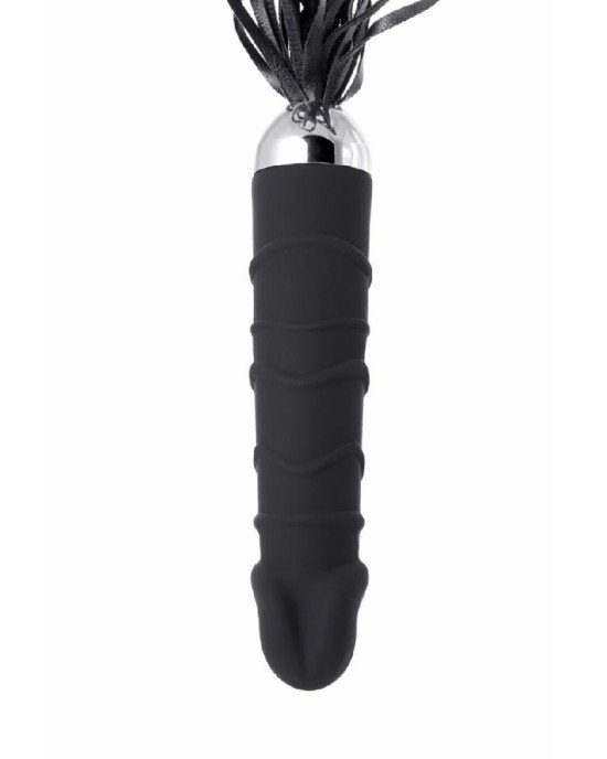 Вібратор-батіг - Black & Red By Toyfa, 6 режимів вібрації, силікон, 16 см, ø 3,5 см Вібратор-батіг - Black & Red By Toyfa, 6 режимів вібрації, силікон, 16 см, ø 3,5 см