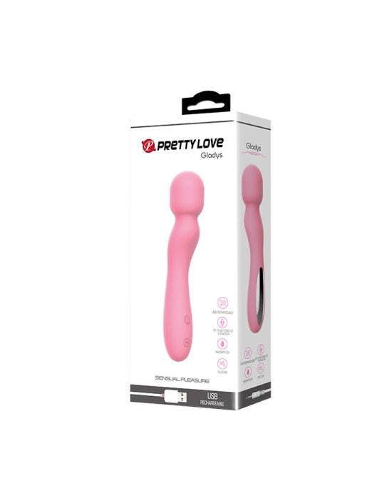 Вібромасажер - Pretty Love Gladys Massager Pink Вібромасажер - Pretty Love Gladys Massager Pink