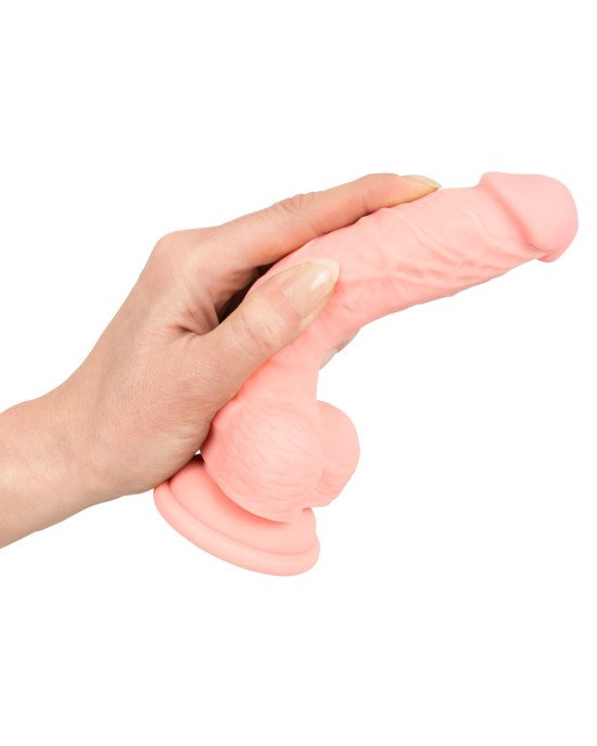 Фалоімітатор з мошонкою - Medical Silicone Dildo, 21 см Фалоімітатор з мошонкою - Medical Silicone Dildo, 21 см