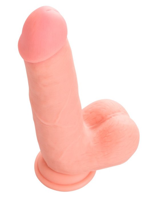 Фалоімітатор з мошонкою - Medical Silicone Dildo, 20 см Фалоімітатор з мошонкою - Medical Silicone Dildo, 20 см
