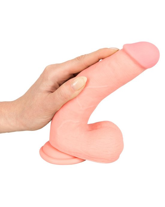 Фалоімітатор з мошонкою - Medical Silicone Dildo, 20 см Фалоімітатор з мошонкою - Medical Silicone Dildo, 20 см
