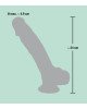 Фалоімітатор з мошонкою - Medical Silicone Dildo, 24 см Фалоімітатор з мошонкою - Medical Silicone Dildo, 24 см