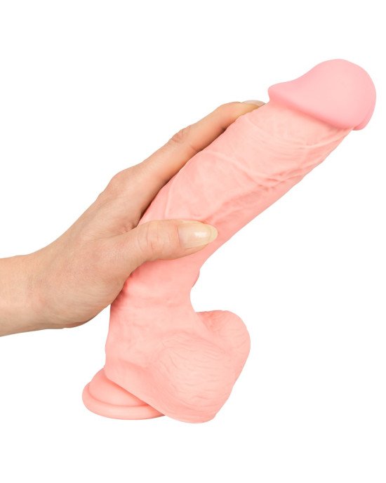Фалоімітатор з мошонкою - Medical Silicone Dildo, 24 см Фалоімітатор з мошонкою - Medical Silicone Dildo, 24 см