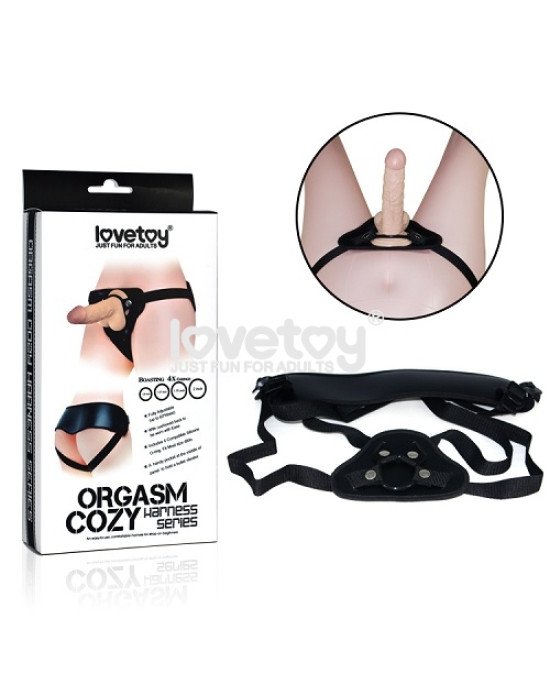 Трусики для страпона - Orgasm Cozy Harness Black