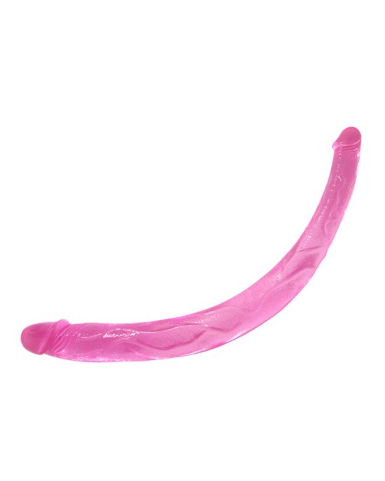 Двосторонній фалоімітатор - Double Dones Dildo Pink Двосторонній фалоімітатор - Double Dones Dildo Pink