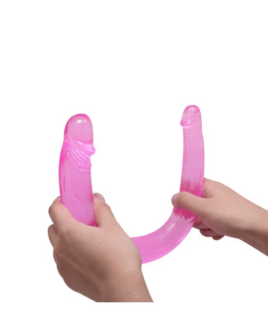 Двосторонній фалоімітатор - Double Dones Dildo Pink Двосторонній фалоімітатор - Double Dones Dildo Pink