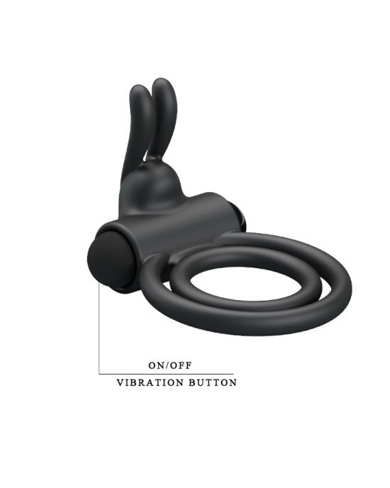Ерекційне кільце - Pretty Love Osmond Cock Ring Black Ерекційне кільце - Pretty Love Osmond Cock Ring Black