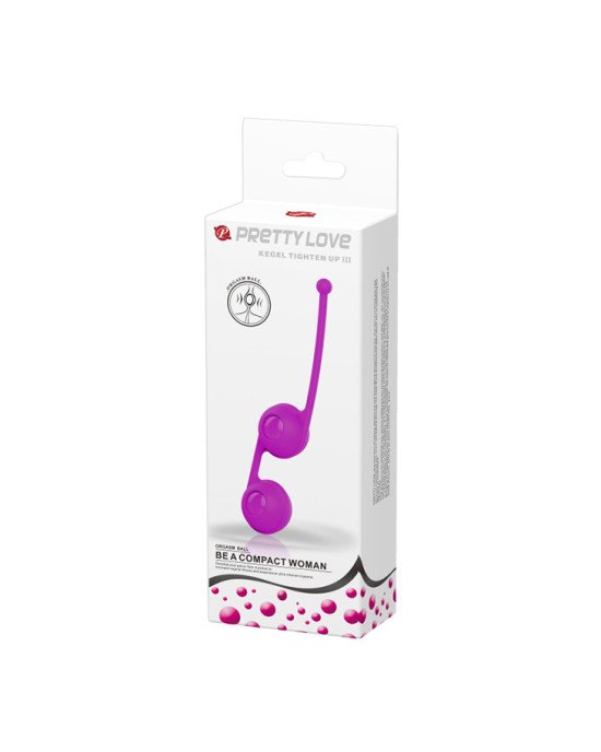 Вагінальні кульки - Pretty Love Kegel Tighten Up III Purple Вагінальні кульки - Pretty Love Kegel Tighten Up III Purple