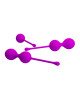 Вагінальні кульки - Pretty Love Kegel Balls Set Pink, 3 шт. Вагінальні кульки - Pretty Love Kegel Balls Set Pink, 3 шт.