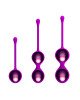 Вагінальні кульки - Pretty Love Kegel Balls Set Pink, 3 шт. Вагінальні кульки - Pretty Love Kegel Balls Set Pink, 3 шт.