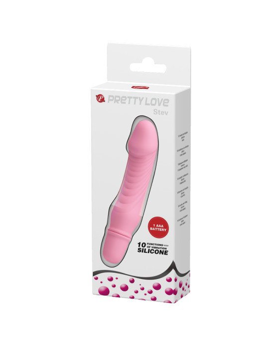 Вібратор - Pretty Love Stev Vibrator Light Pink Вібратор - Pretty Love Stev Vibrator Light Pink