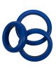 Ерекційні кільця - Blue Mate Cockring Set, 3 шт. Ерекційні кільця - Blue Mate Cockring Set, 3 шт.