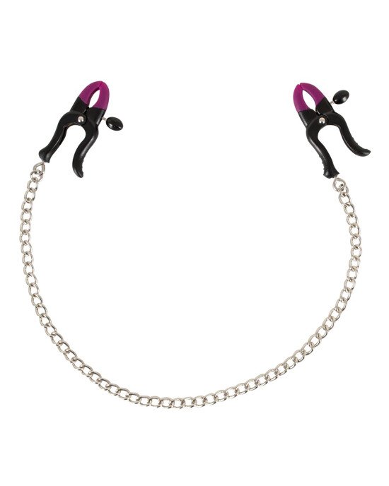 Затискачі для сосків - Bad Kitty Silicone Nipple Clamps Затискачі для сосків - Bad Kitty Silicone Nipple Clamps