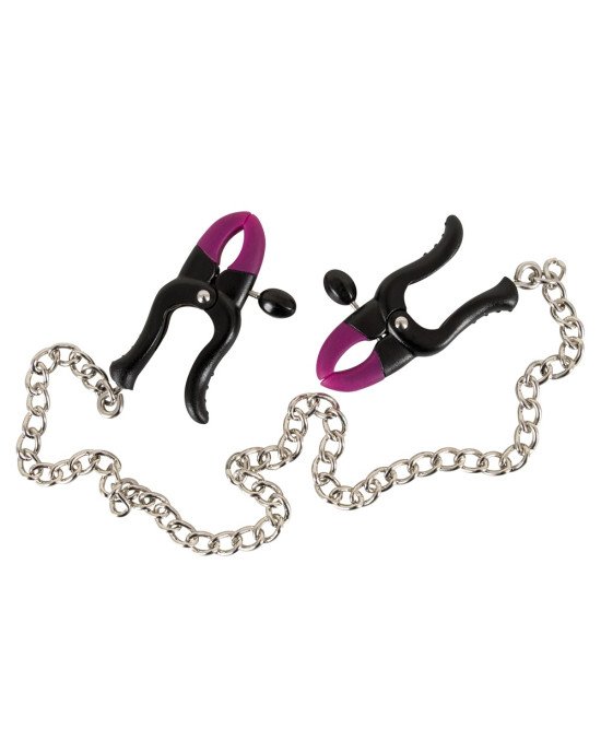 Затискачі для сосків - Bad Kitty Silicone Nipple Clamps Затискачі для сосків - Bad Kitty Silicone Nipple Clamps