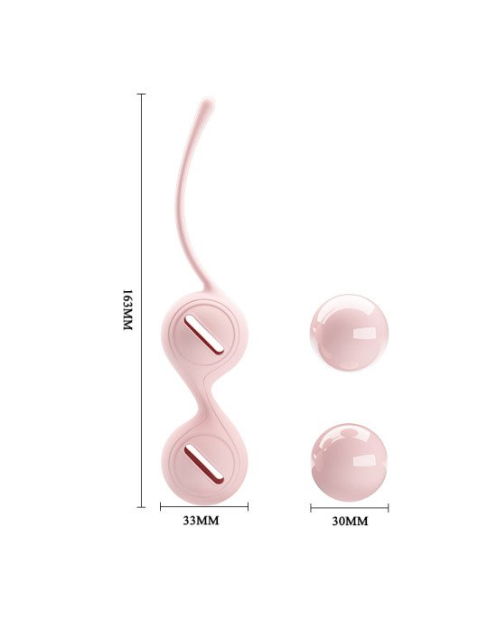 Вагінальні кульки - Pretty Love Kegel Tighten Up I Balls Flesh Вагінальні кульки - Pretty Love Kegel Tighten Up I Balls Flesh
