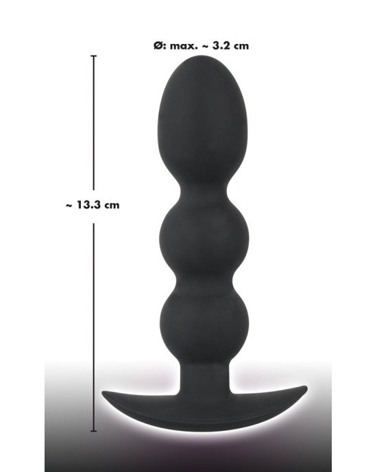 Анальна пробка - Black Velvets Heavy Beads, 145 г Анальна пробка - Black Velvets Heavy Beads, 145 г