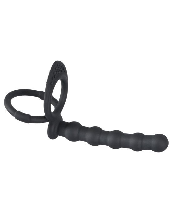 Насадка для подвійного проникнення - Black Velvets Cock & Ball Ring Насадка для подвійного проникнення - Black Velvets Cock & Ball Ring