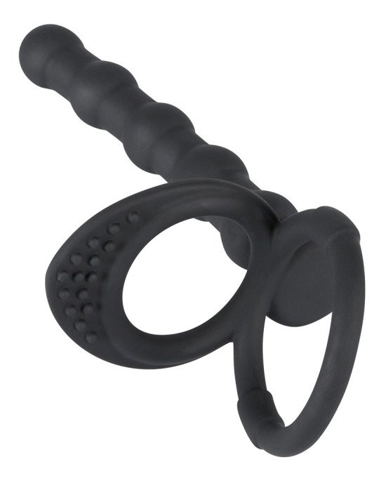 Насадка для подвійного проникнення - Black Velvets Cock & Ball Ring Насадка для подвійного проникнення - Black Velvets Cock & Ball Ring