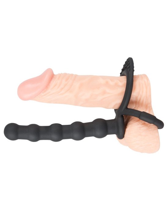 Насадка для подвійного проникнення - Black Velvets Cock & Ball Ring Насадка для подвійного проникнення - Black Velvets Cock & Ball Ring