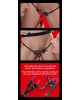 Затискачі для клітора - Bad Kitty Spreader String with Затискачі для клітора - Bad Kitty Spreader String with