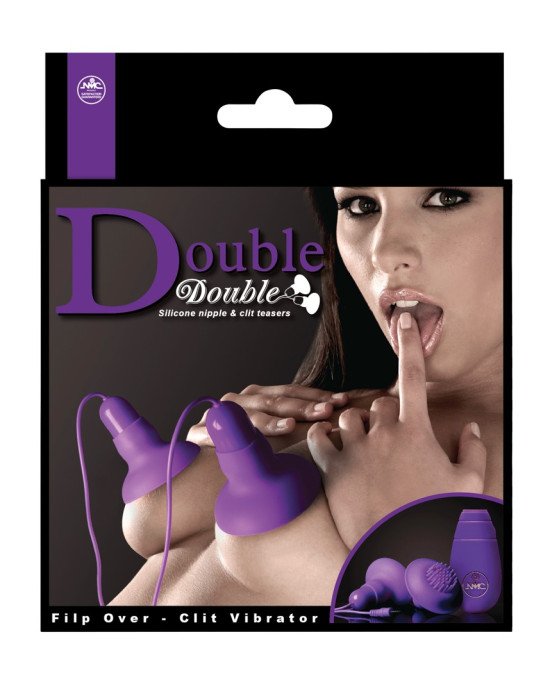 Жіночі помпи - Double Double Nipple and Clitoris Stimulators