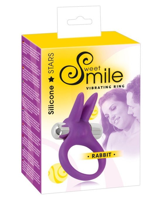 Ерекційне кільце - Sweet Smile Vibrating Cock Ring Ерекційне кільце - Sweet Smile Vibrating Cock Ring