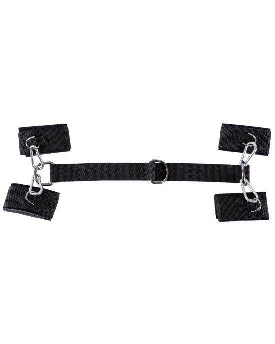 Бондаж / фіксатори - Bad Kitty Handcuffs / Ankle Cuffs Set Бондаж / фіксатори - Bad Kitty Handcuffs / Ankle Cuffs Set