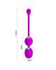 Вагінальні віброкульки - Pretty Love Willie Vibrating Kegel Balls Purple Вагінальні віброкульки - Pretty Love Willie Vibrating Kegel Balls Purple