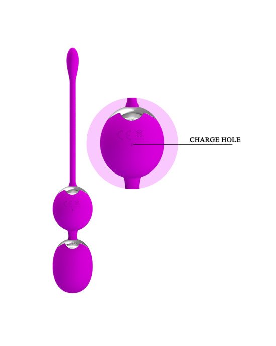Вагінальні віброкульки - Pretty Love Willie Vibrating Kegel Balls Purple Вагінальні віброкульки - Pretty Love Willie Vibrating Kegel Balls Purple