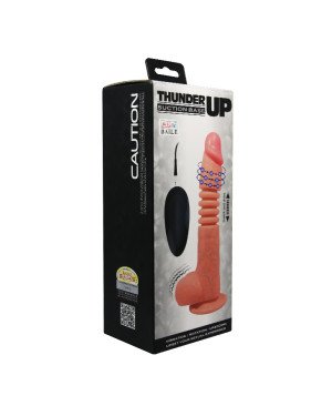 Вібратор - Thunder Up Vibrating Dildo Flesh