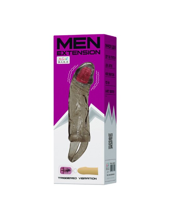 Насадка на член - Pretty Love Carson Penis Sleeve Vibration Black Насадка на член - Pretty Love Carson Penis Sleeve Vibration Black