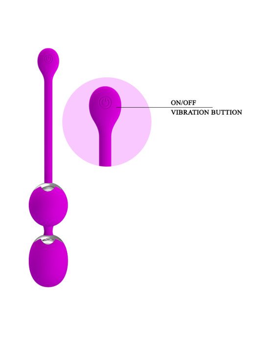 Віброкульки - Pretty Love Werner Kegel Ball Purple Віброкульки - Pretty Love Werner Kegel Ball Purple