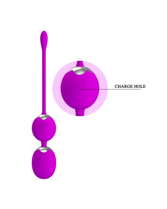 Віброкульки - Pretty Love Werner Kegel Ball Purple Віброкульки - Pretty Love Werner Kegel Ball Purple
