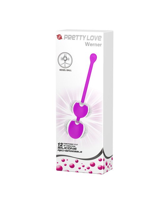 Віброкульки - Pretty Love Werner Kegel Ball Purple Віброкульки - Pretty Love Werner Kegel Ball Purple