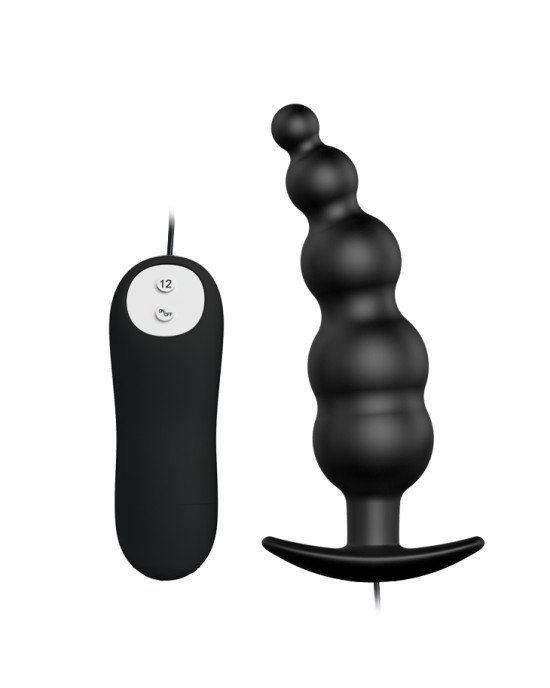 Анальна пробка - Pretty Love Special Anal Stimulation Vibrating Butt Plug Black Анальна пробка - Pretty Love Special Anal Stimulation Vibrating Butt Plug Black