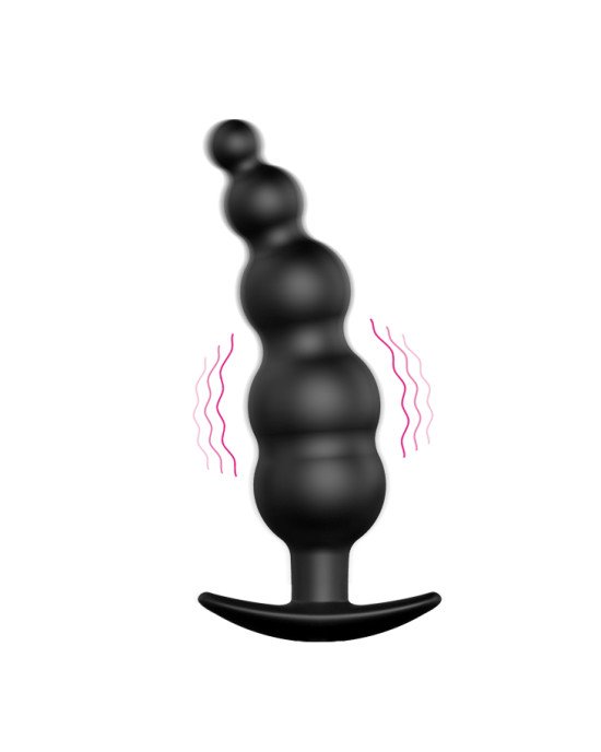 Анальна пробка - Pretty Love Special Anal Stimulation Vibrating Butt Plug Black Анальна пробка - Pretty Love Special Anal Stimulation Vibrating Butt Plug Black