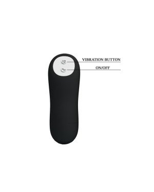 Анальна пробка - Pretty Love Special Anal Stimulation Vibrating Butt Plug Black Анальна пробка - Pretty Love Special Anal Stimulation Vibrating Butt Plug Black