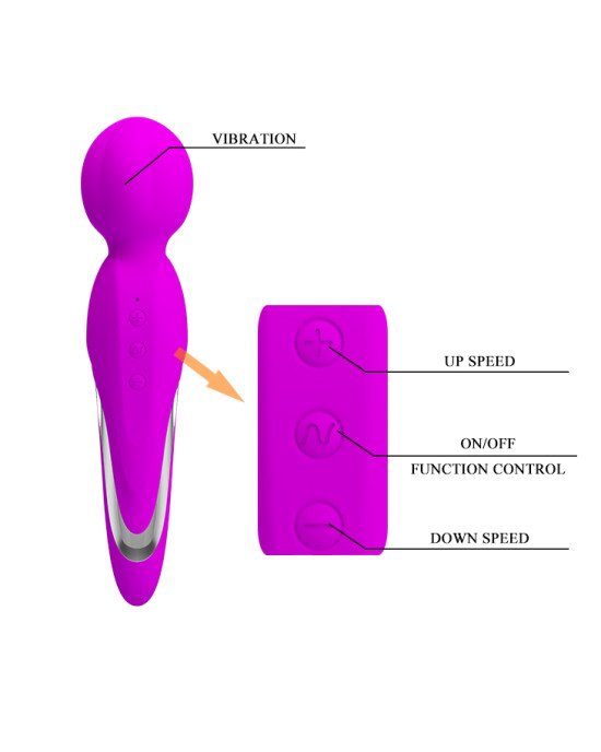 Вібромасажер - Pretty Love Fitzgerald Massager Purple Вібромасажер - Pretty Love Fitzgerald Massager Purple