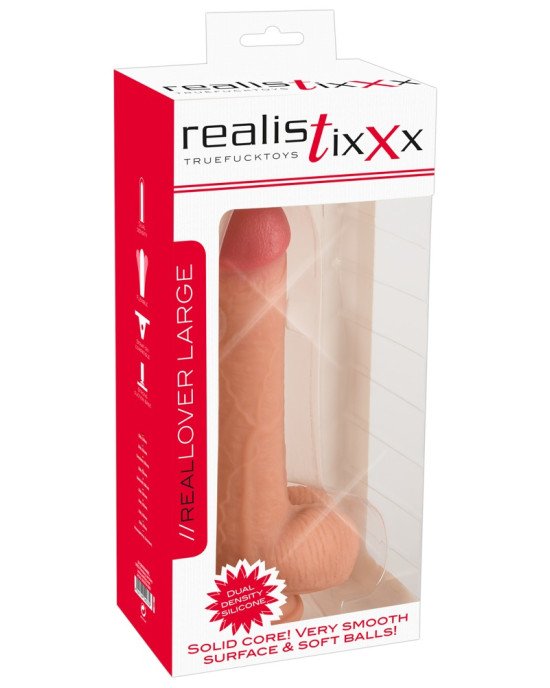 Фалоімітатор з мошонкою - Realistixxx Real Lover Large